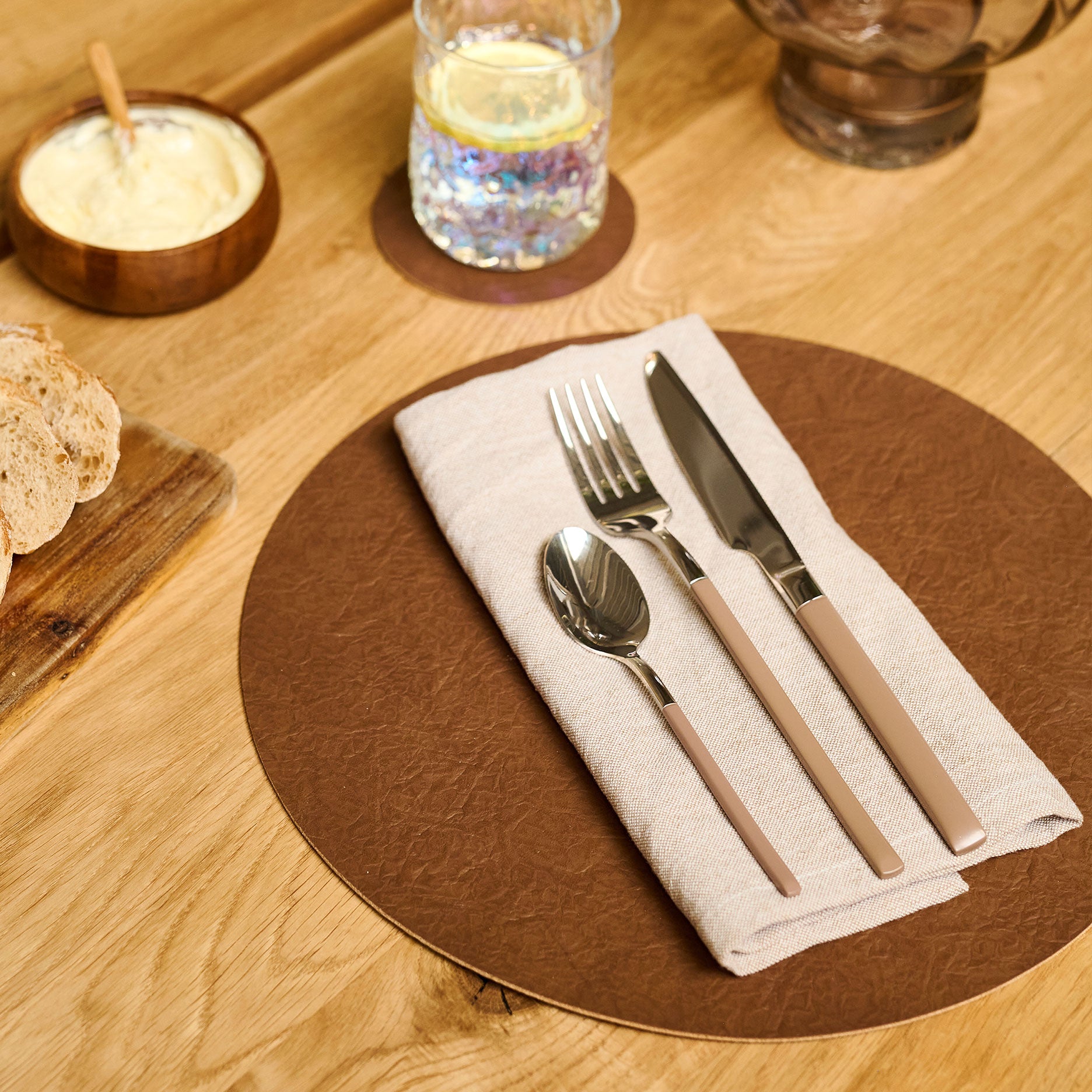 Glasgow Vendbar dækkeserviet Ø30 cm